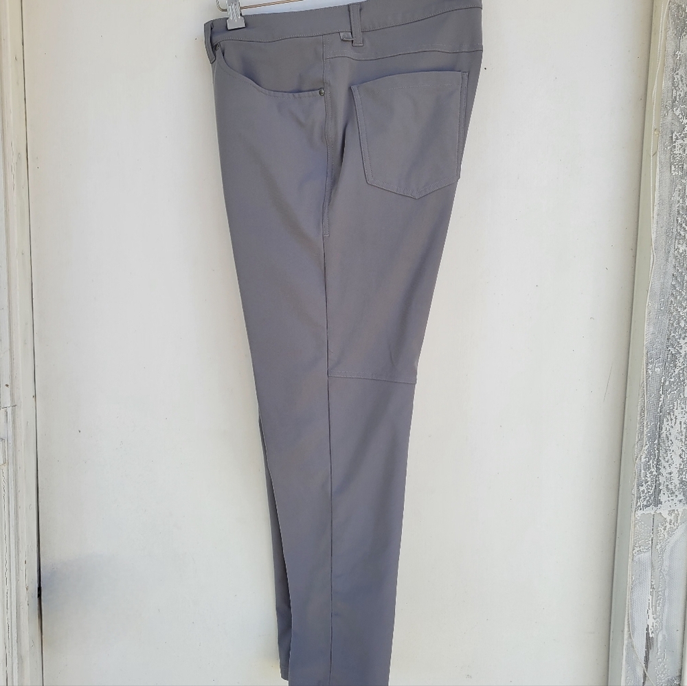 Lululemon ABC Pant Slim 30" Warpstreme Asphalt Grey Size 33 - Picture 7 of 16